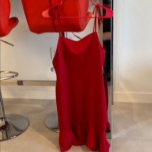 Express red mini dress